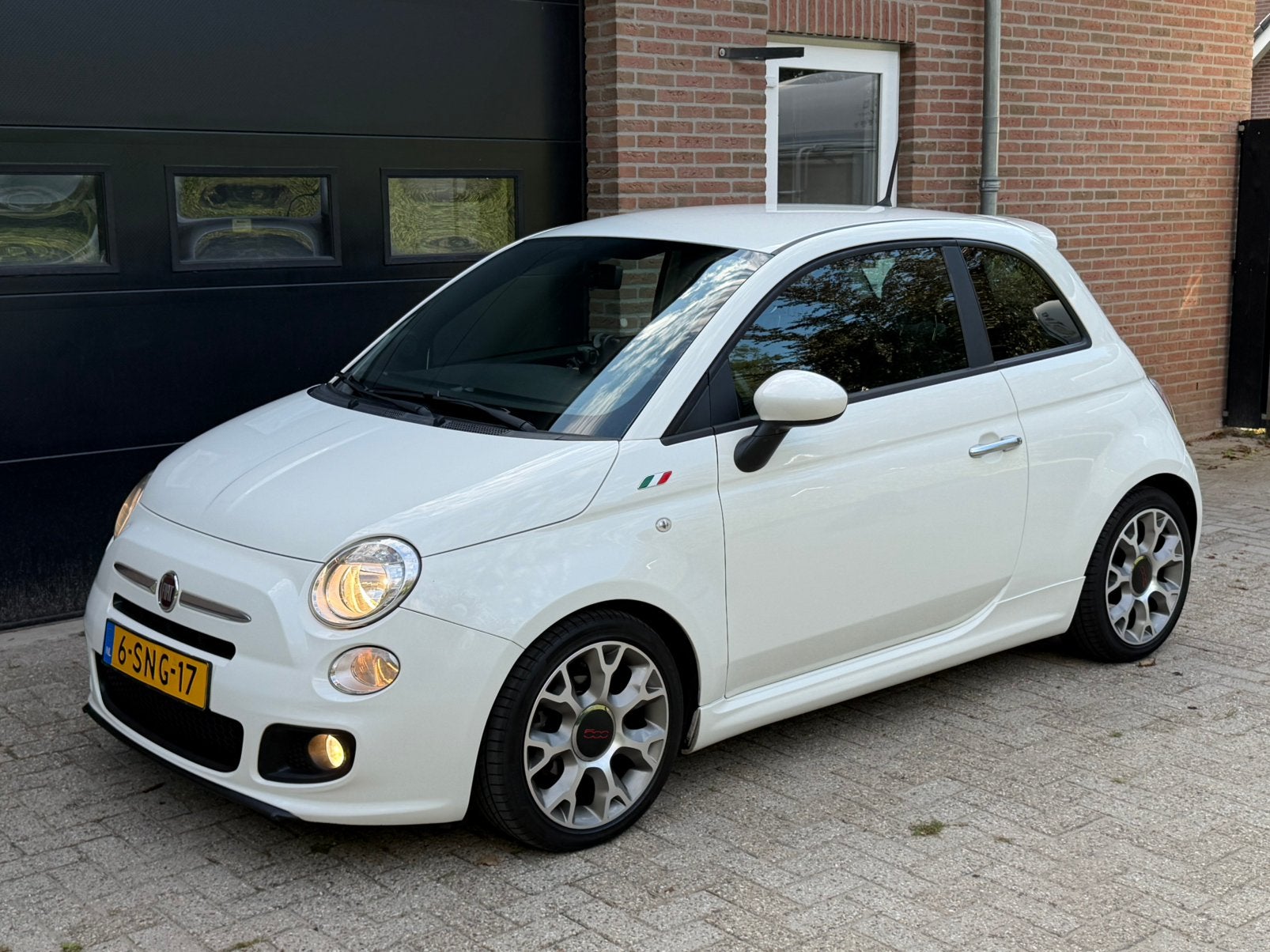 Fiat 500 Sport Twinair Turbo 2013 Wit, Auto's, Voorwielaandrijving, Origineel Nederlands, Handgeschakeld, Particulier