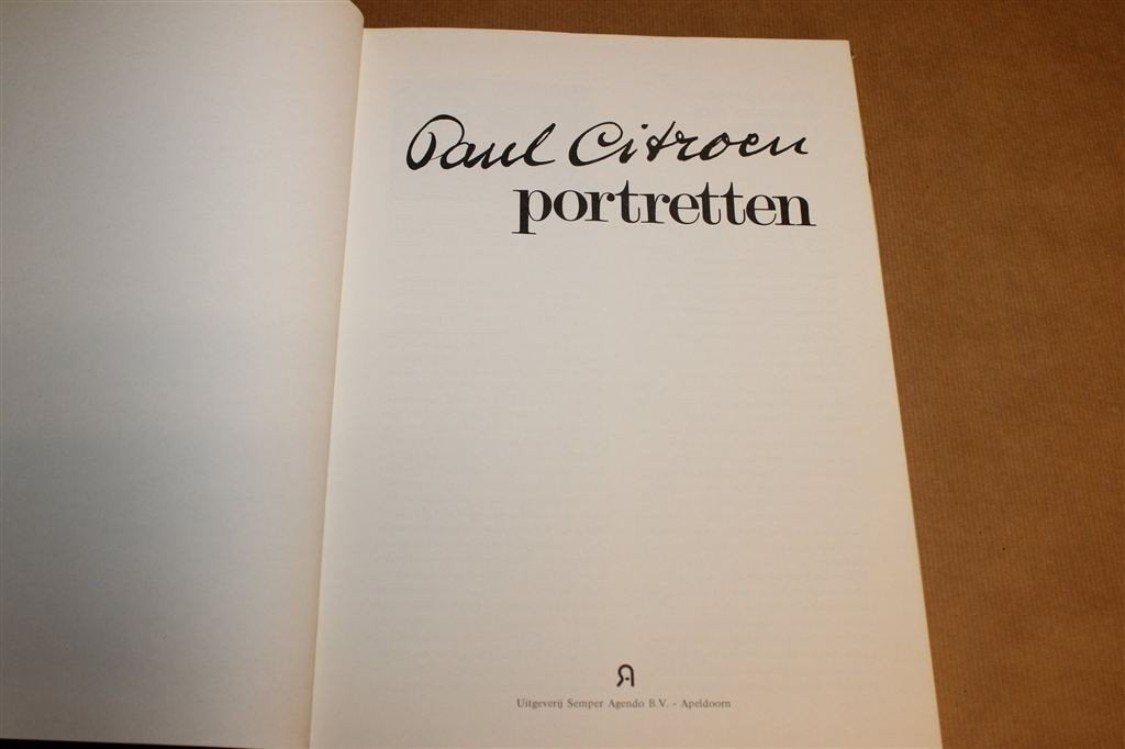 Portretten — Paul Citroen Kunstboek 1974, Ophalen of Verzenden, Gelezen