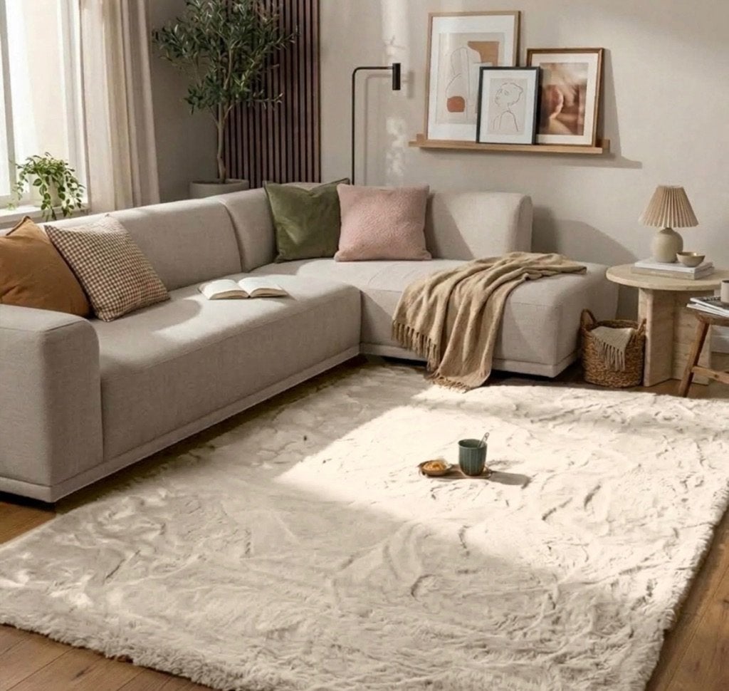 Nieuw luxe hoogpolig vloerkleed Volero – Crème 230x330 cm, Ophalen, 200 cm of meer, Crème, Rechthoekig