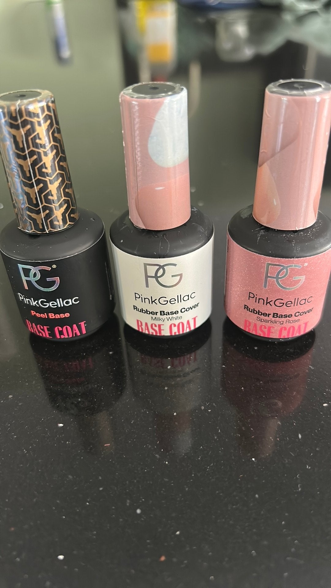 Pink gellak set, Overige kleuren, Ophalen of Verzenden, Zo goed als nieuw, Handen en Nagels