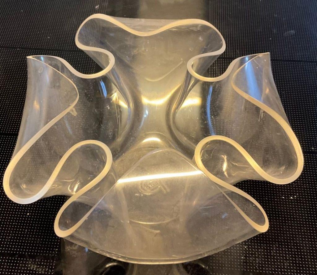 Design VAAS met PD logo in dik Perspex, Ophalen, Gebruikt, Overige kleuren, Kunststof