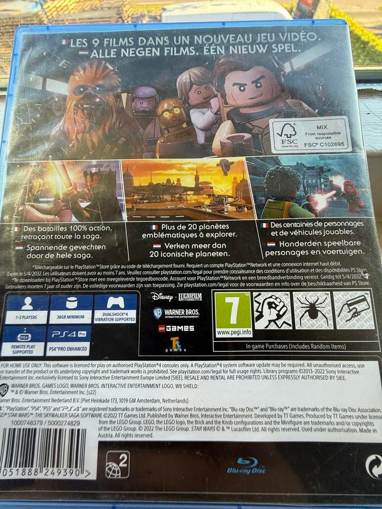 LEGO Star Wars: The Skywalker Saga PS4 - Zo goed als nieuw, Spelcomputers en Games, Games | Sony PlayStation 4, Avontuur en Actie