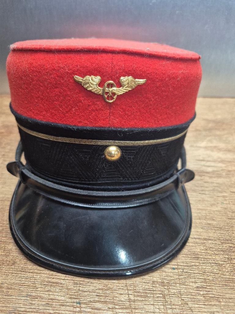 NS pet kepi spoorwegen, Sationsambtenaar 1e klasse, Ophalen of Verzenden, Overige soorten, Nederland, Helm of Baret