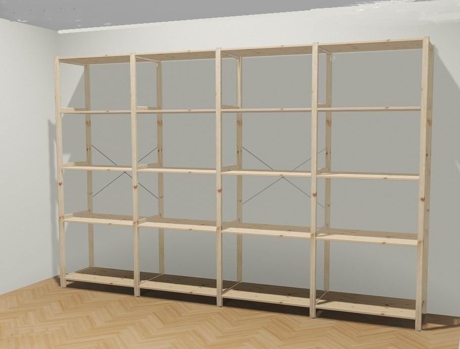 2 stellingkasten Ikea IVAR 345breedx226x50, als NIEUW!, Ophalen, Zo goed als nieuw