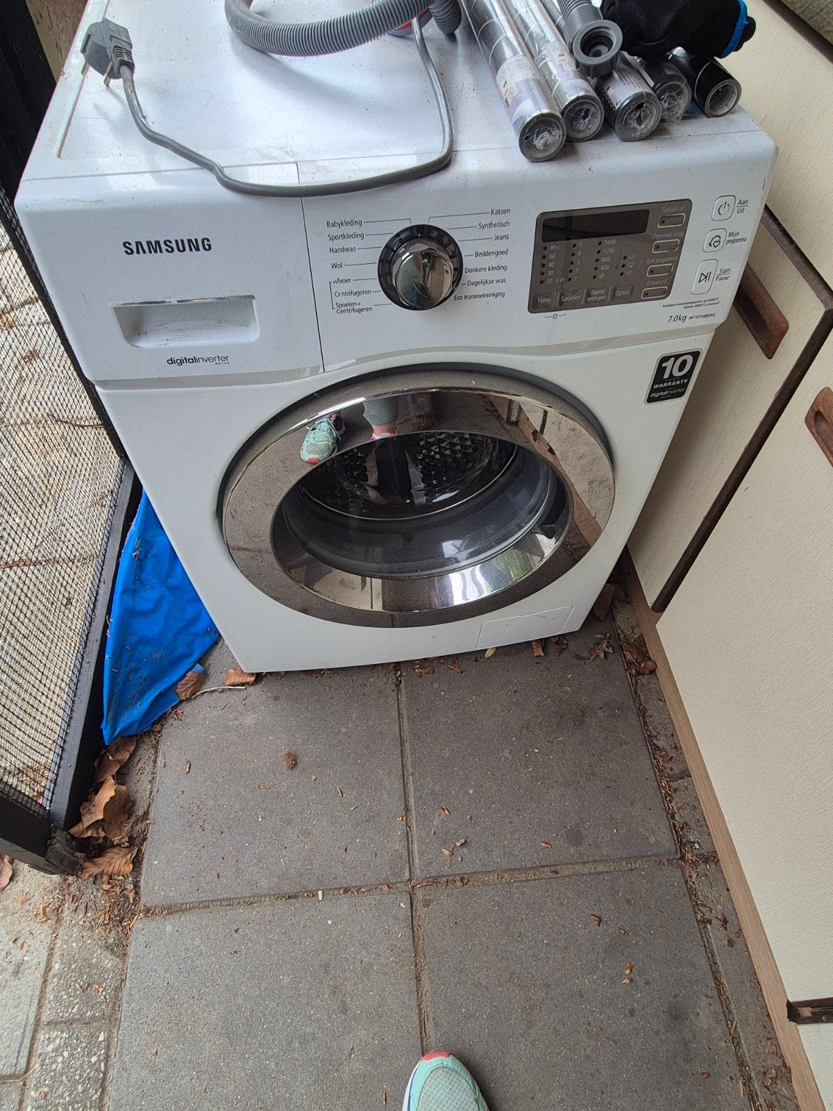 Samsung wasmachine 7 kg, Witgoed en Apparatuur, Wasmachines, Ophalen, Gebruikt, 85 tot 90 cm, 1200 tot 1600 toeren
