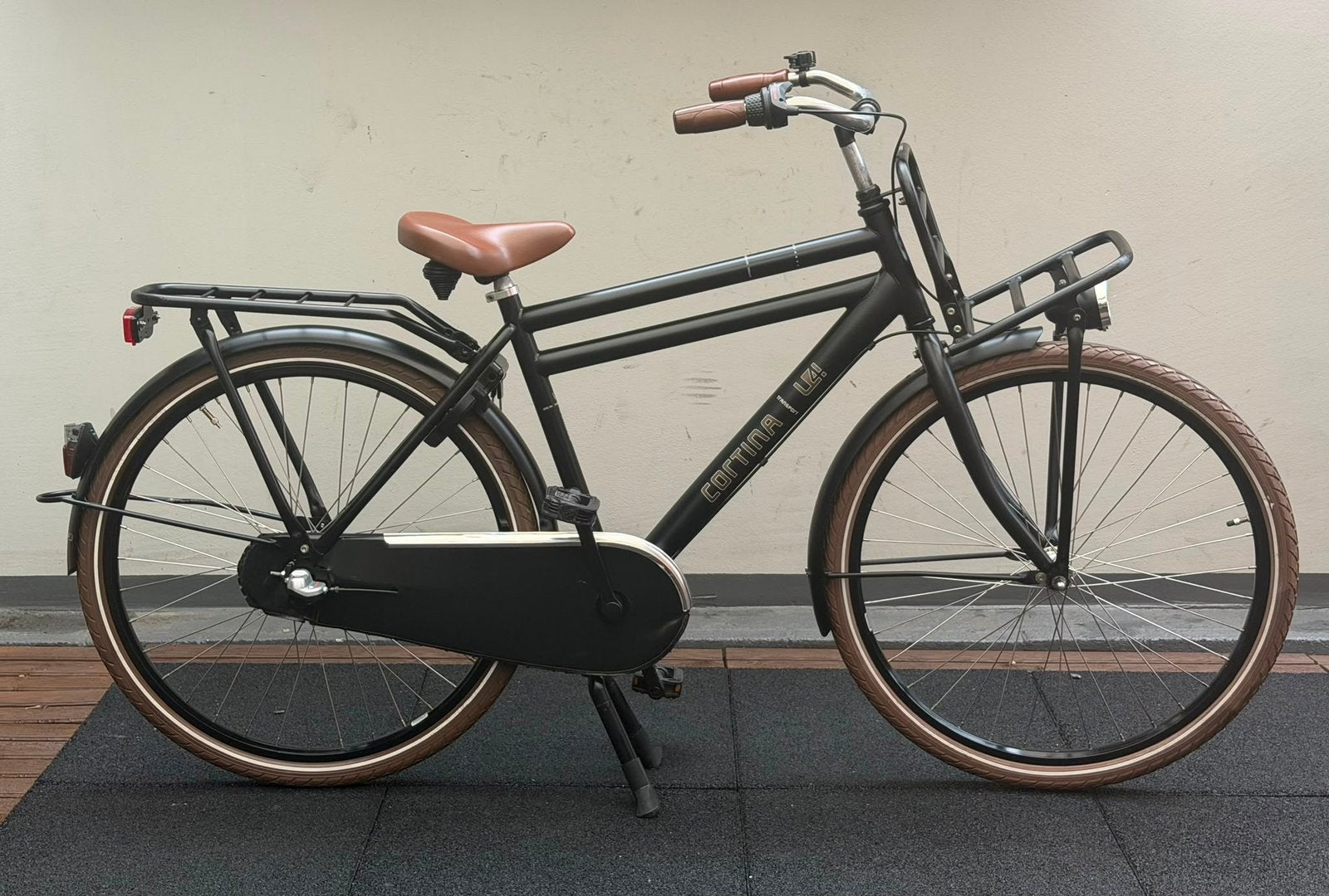 Cortina U4 - 26 inch, complete jongensfiets, 3 versnellingen, Fietsen en Brommers, Fietsen | Jongens, Terugtraprem, Gebruikt, Versnellingen