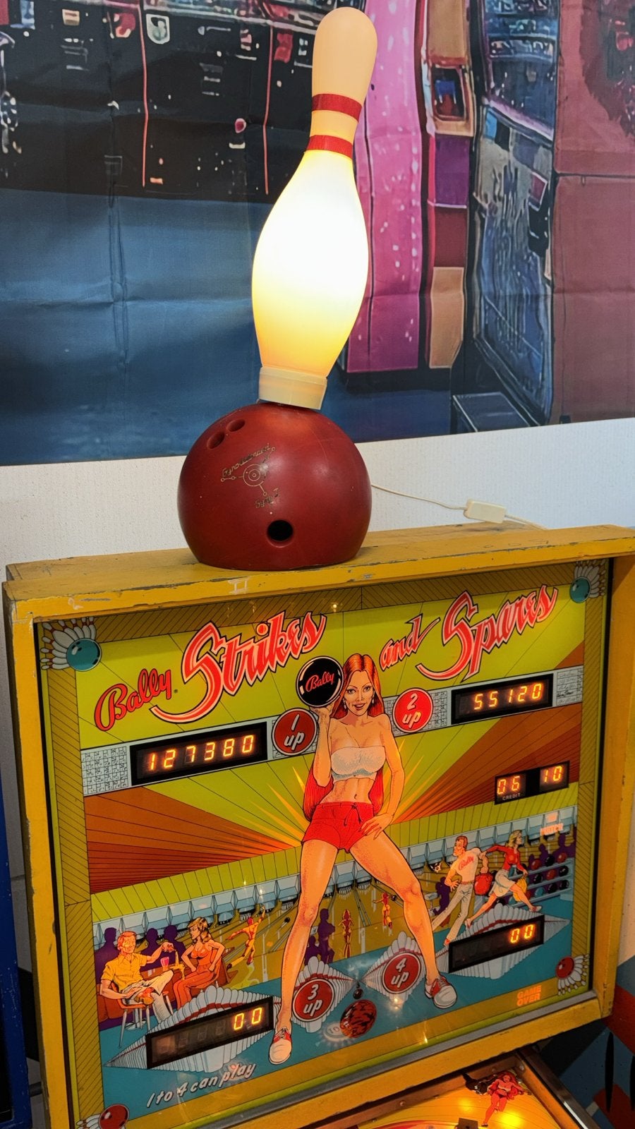 Bally Strikes and Spares  topper, Ophalen, Gebruikt, Flipperkast
