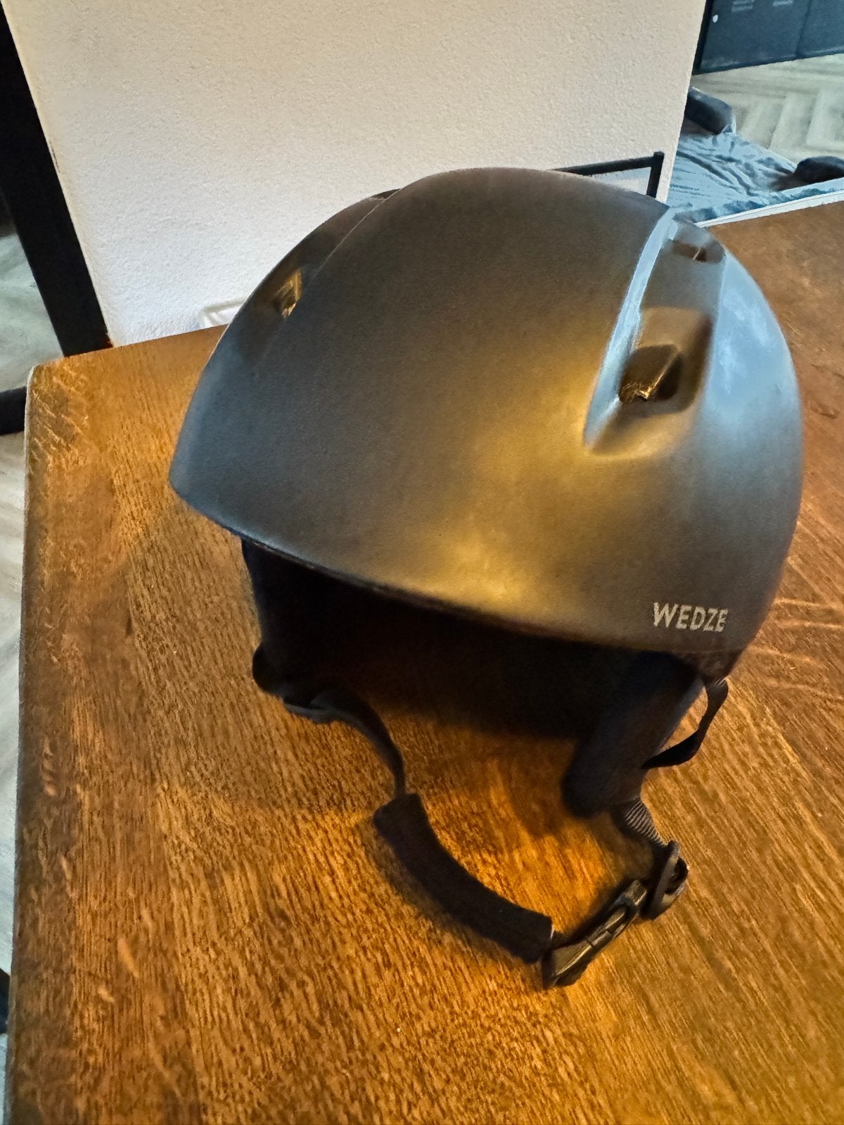 Wedze skihelm - Zwart, zo goed als nieuw, Overige merken, Overige typen, Ophalen of Verzenden, Zo goed als nieuw
