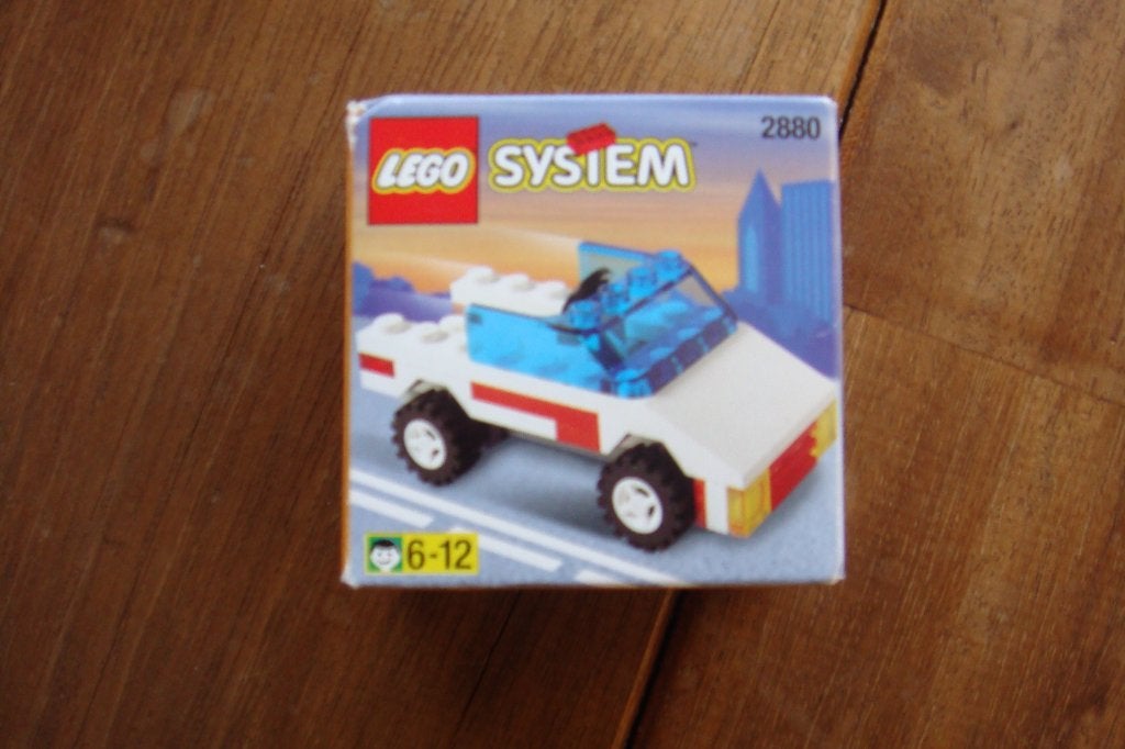 Lego system open top jeep 2880 NIEUWSTAAT €14,95, Lego, Ophalen of Verzenden, Zo goed als nieuw, Compleet