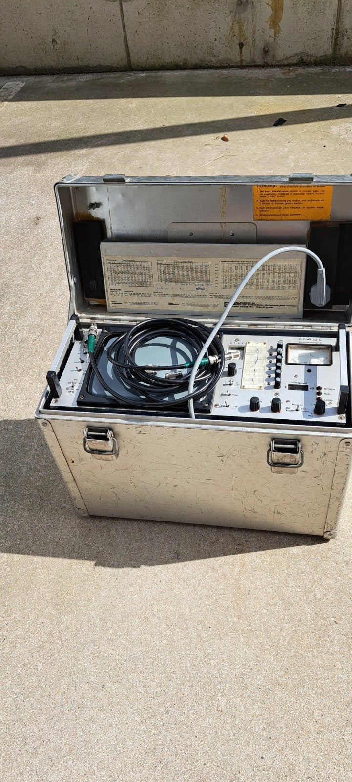 WISI WA 22 C Antenne Meetapparaat in Aluminium Koffer, Ophalen, Gebruikt, Tv en Weergevers