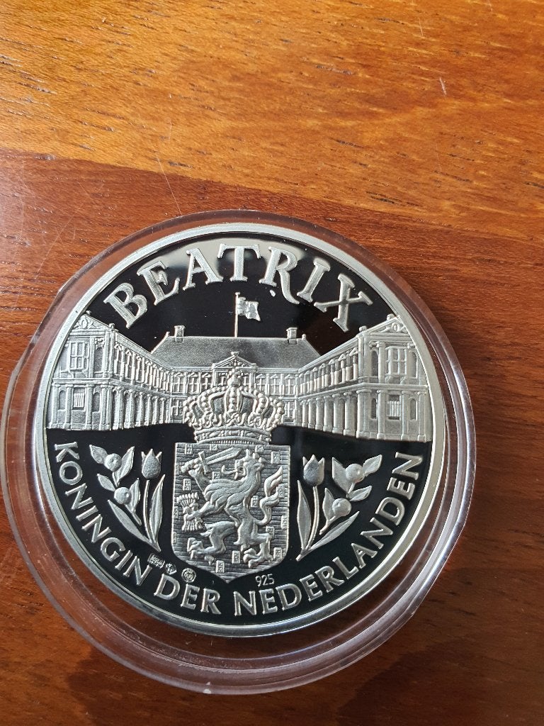 Set penningen Beatrix zilver, Ophalen of Verzenden, Zilver, Nederland