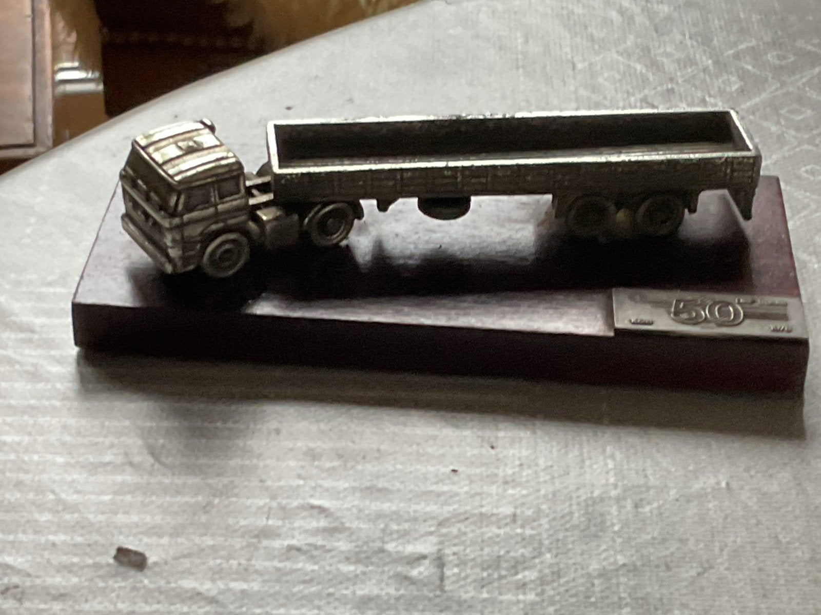 DAF Trucks 50 jaar jubileum miniatuur vrachtwagen 1928-1978, Ophalen of Verzenden, Gebruikt, Bus of Vrachtwagen