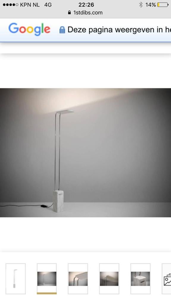 Vloerlamp Italy Vintage, Ophalen, Zo goed als nieuw, 150 tot 200 cm