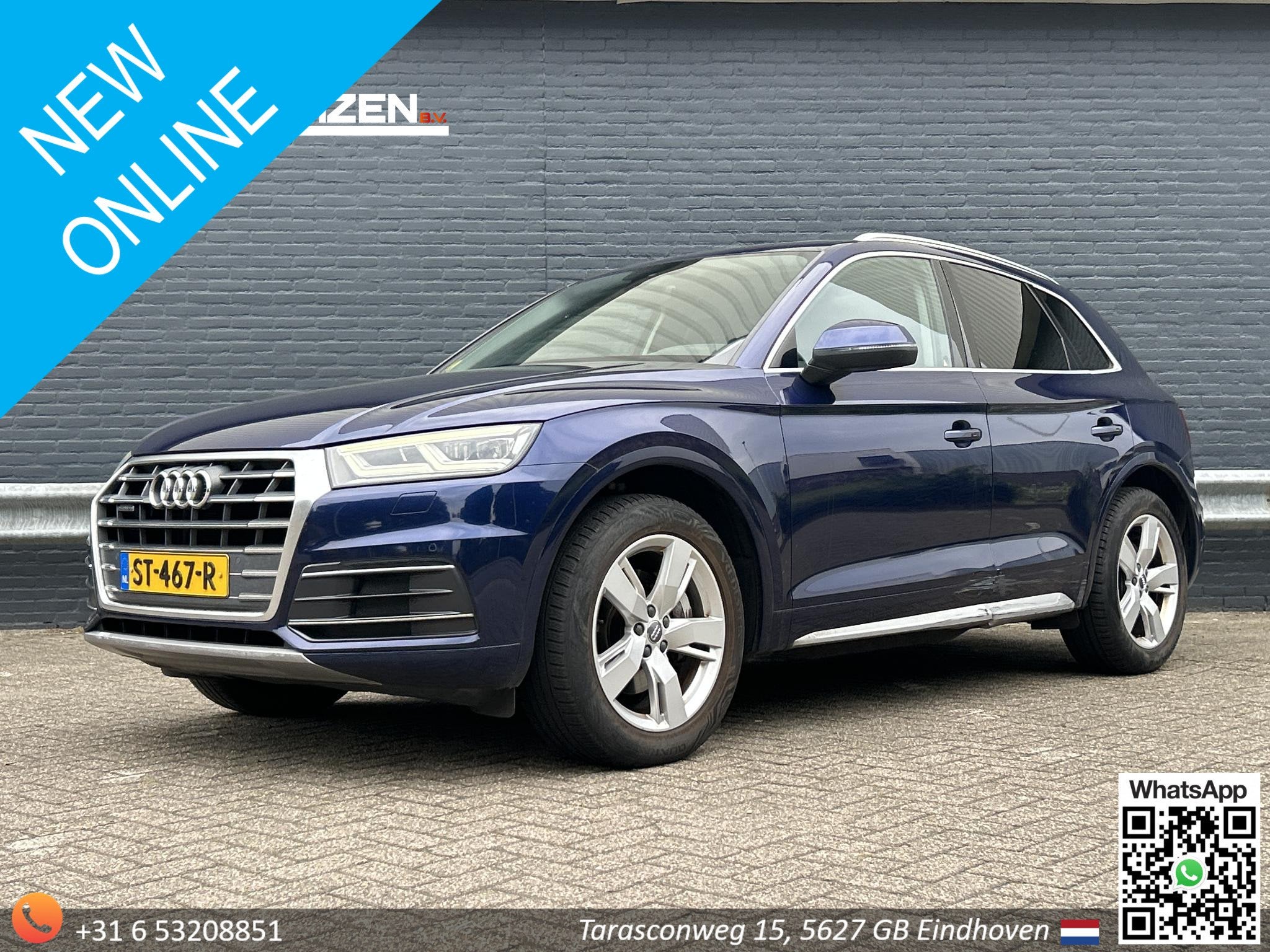 Audi Q5 2.0 TDI quattro Sport Pro Line S | € 12.900,- NETT, Auto's, Audi, Automaat, Stof, Gebruikt, Q5