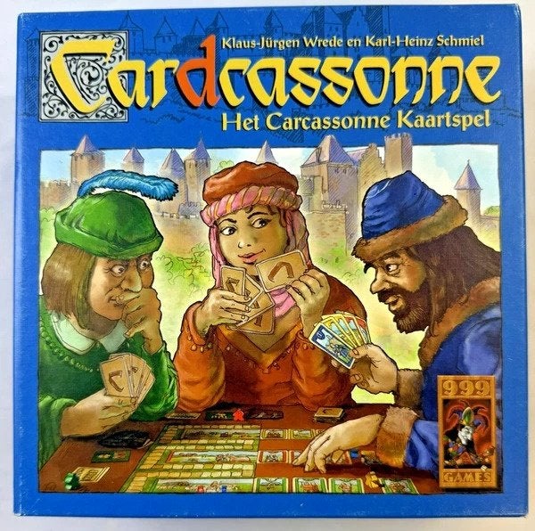 Cardcassonne het Carcassonne kaartspel compleet 999 Games, Coolsingel 104, 3011 AG Rotterdam, Netherlands, Verzenden, Een of twee spelers