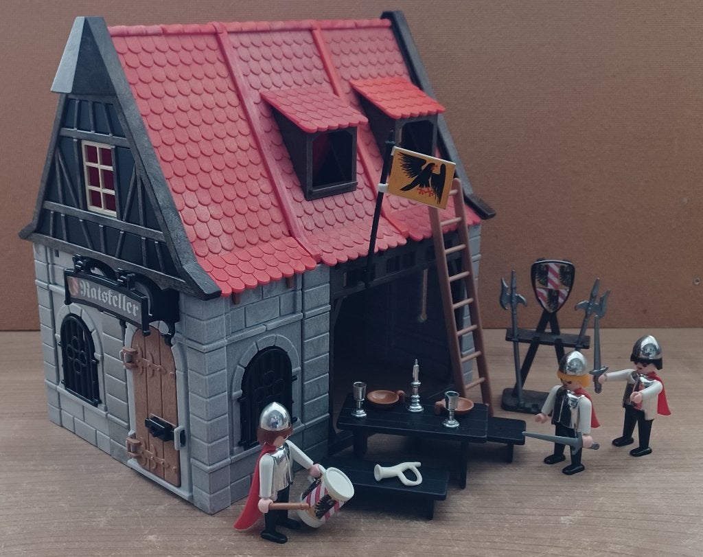 playmobil vintage middeleeuwse stadswacht  ( 3444 ), Kinderen en Baby's, Speelgoed | Playmobil, Ophalen of Verzenden, Gebruikt
