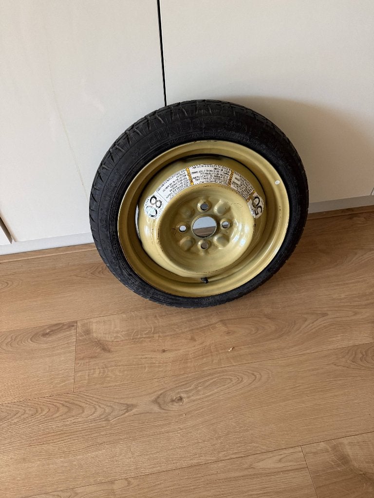 Reserve band voor auto, Ophalen, Gebruikt