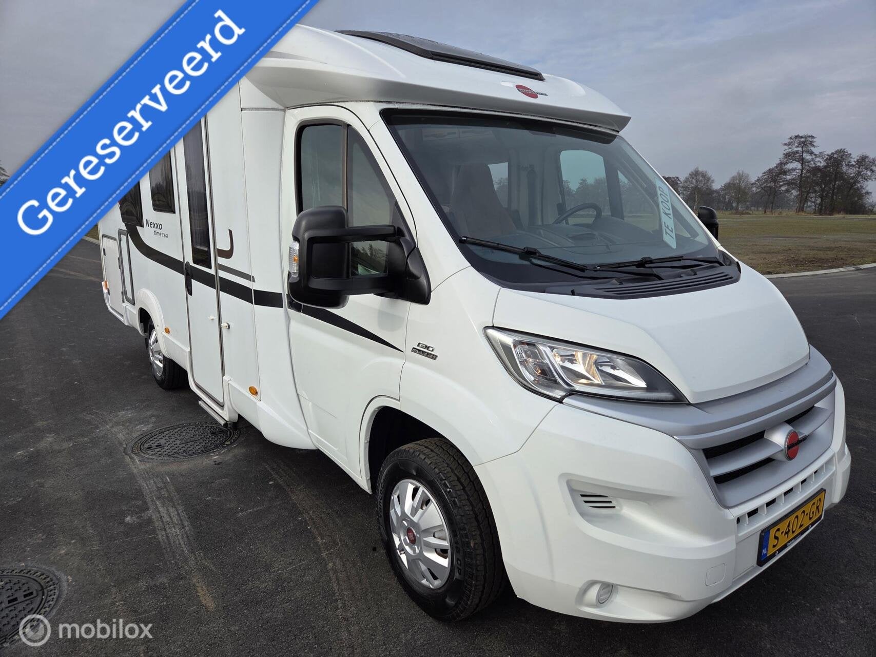 Bürstner Nexxo T665 Queensbed ☆Cruise-131PK-Euro5-Solar, TV, Luifel, 6 tot 7 meter, Bedrijf