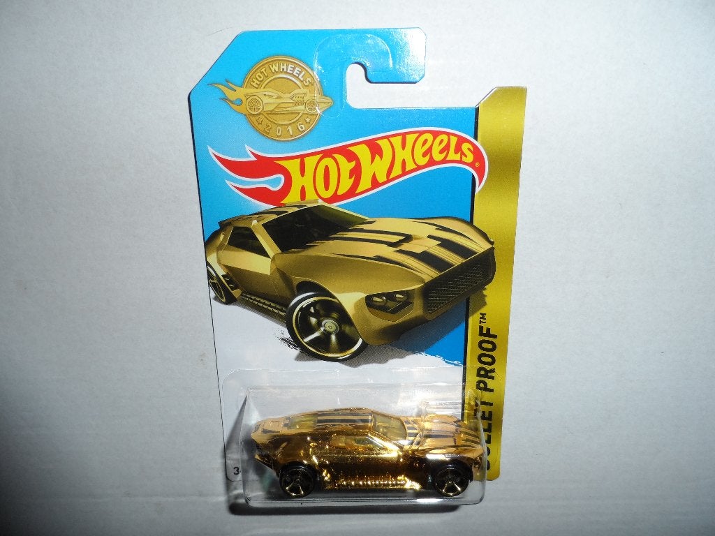 Hot Wheels - Bullet Proof (Chrome-goud) Promo model 2016, Ophalen of Verzenden, Nieuw, Auto
