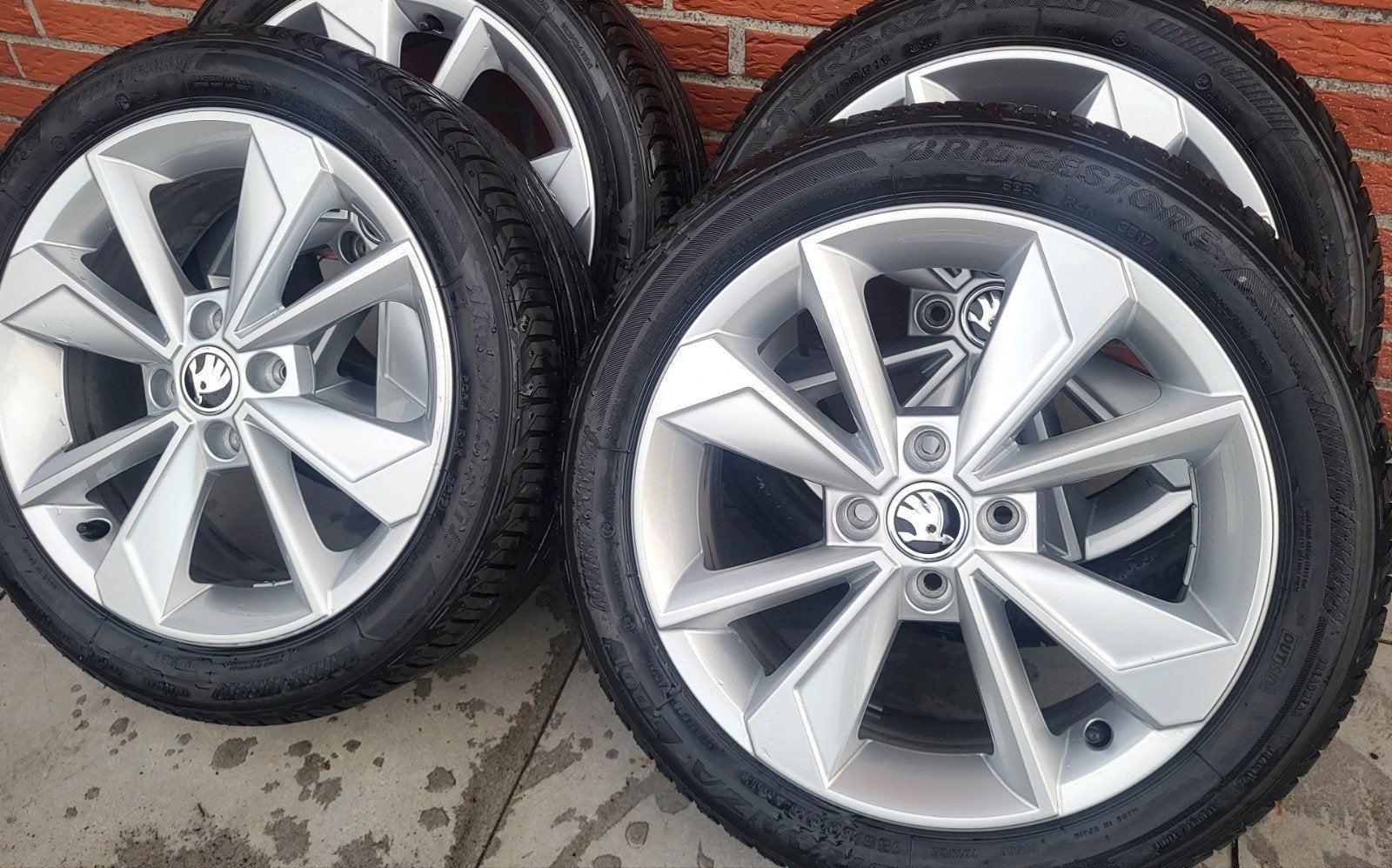 Originele Skoda Citigo velgen nieuw 185/50/16 inch Brigeston, Auto-onderdelen, 16 inch, Banden en Velgen, Nieuw, Personenwagen