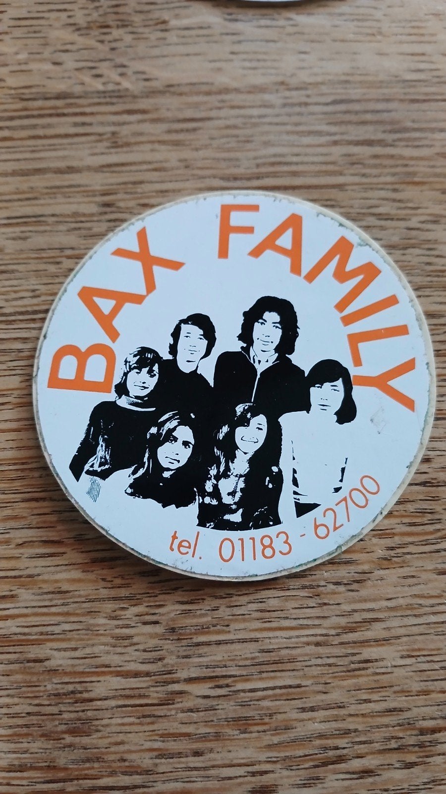 Sticker BAX Family, Oost-Souburg, Ophalen of Verzenden, Zo goed als nieuw