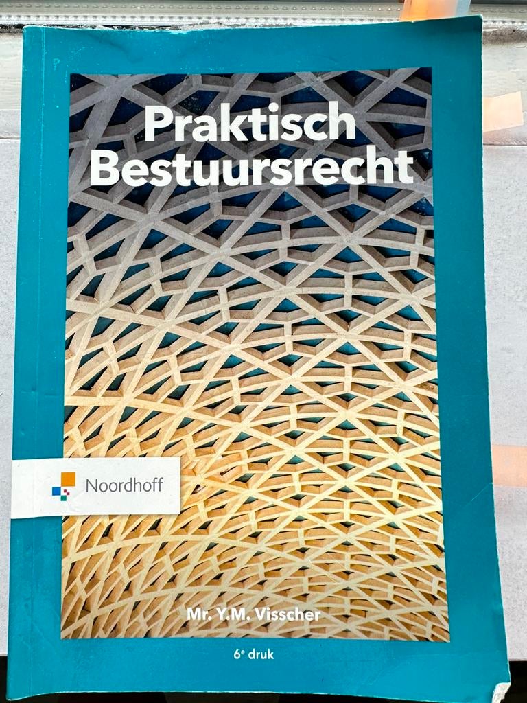 Mr. Y.M. Visscher - Praktisch bestuursrecht, Boeken, Ophalen of Verzenden, Alpha, Zo goed als nieuw, HBO
