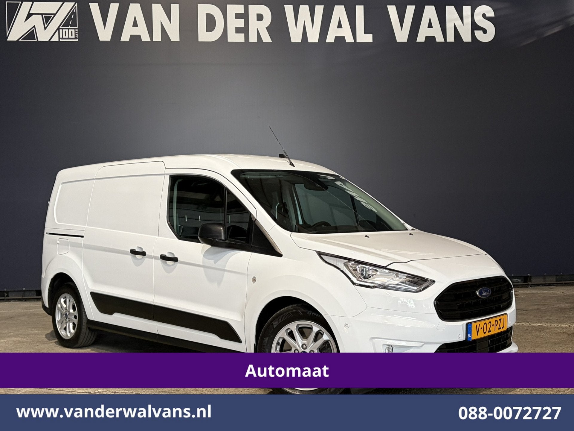 Ford Transit Connect 1.5 EcoBlue 120pk Automaat L2H1 Inricht, Auto's, Bestelauto's, 1390 kg, Stof, Gebruikt, 4 cilinders