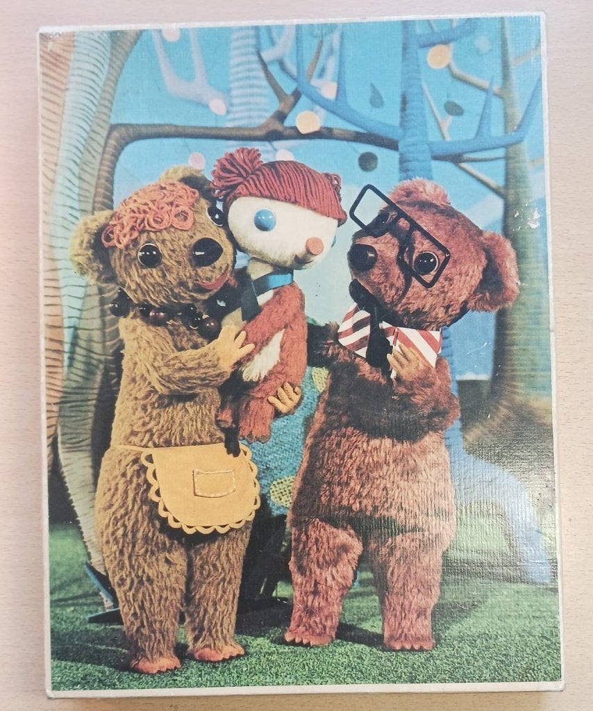 Oude legpuzzel  Beertje Colargol uit 1972, Ophalen of Verzenden, Minder dan 500 stukjes, Gebruikt, Legpuzzel