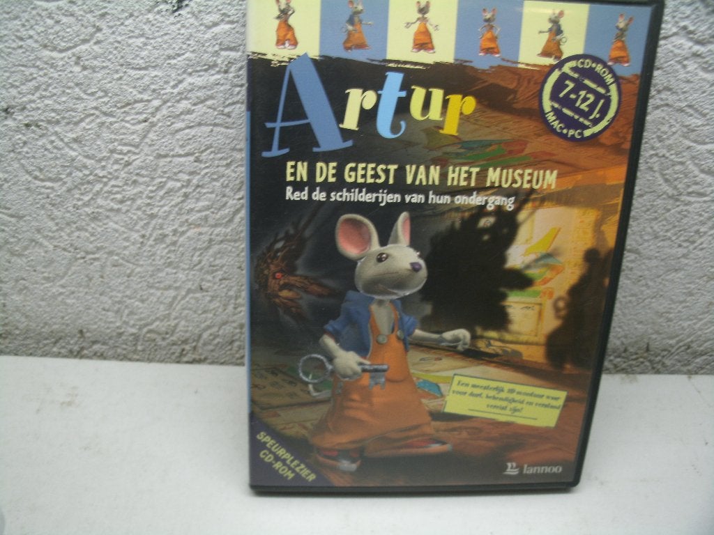 dvd 184k artur en de geest van het mueum, Alle leeftijden, Ophalen of Verzenden, Zo goed als nieuw