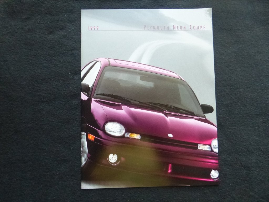 Plymouth Neon Coupe 1999 brochure groot formaat USA, Verzenden, Nieuw, Overige merken
