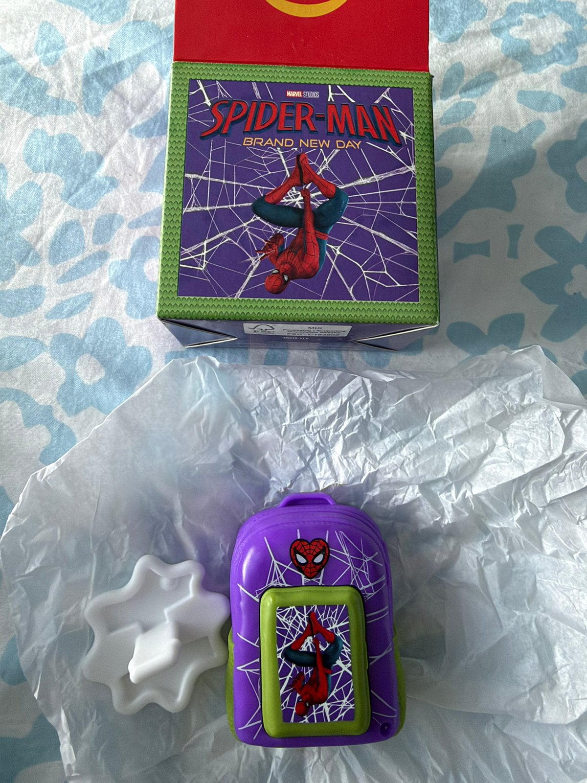 Spider man happy meal paars / groen, Ophalen of Verzenden, Nieuw