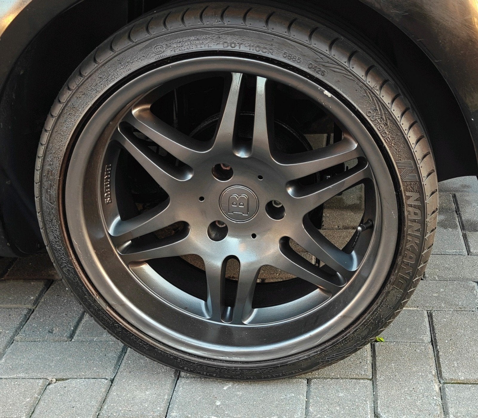 Smart Roadster Brabus 452 3x112.5 Velgen met Nieuwe Banden, Auto-onderdelen, Banden en Velgen, Ophalen, Gebruikt, Banden en Velgen