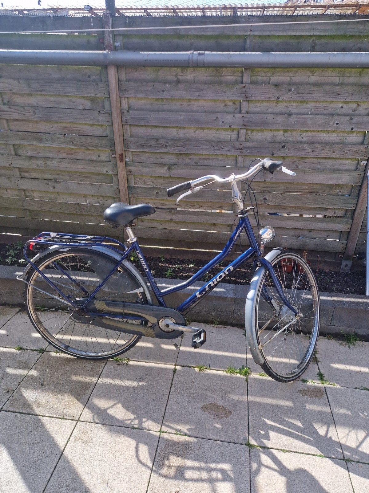 Union Damesfiets, Fietsen en Brommers, Fietsen | Dames | Damesfietsen, Terugtraprem, Ophalen, Overige merken, 53 tot 56 cm