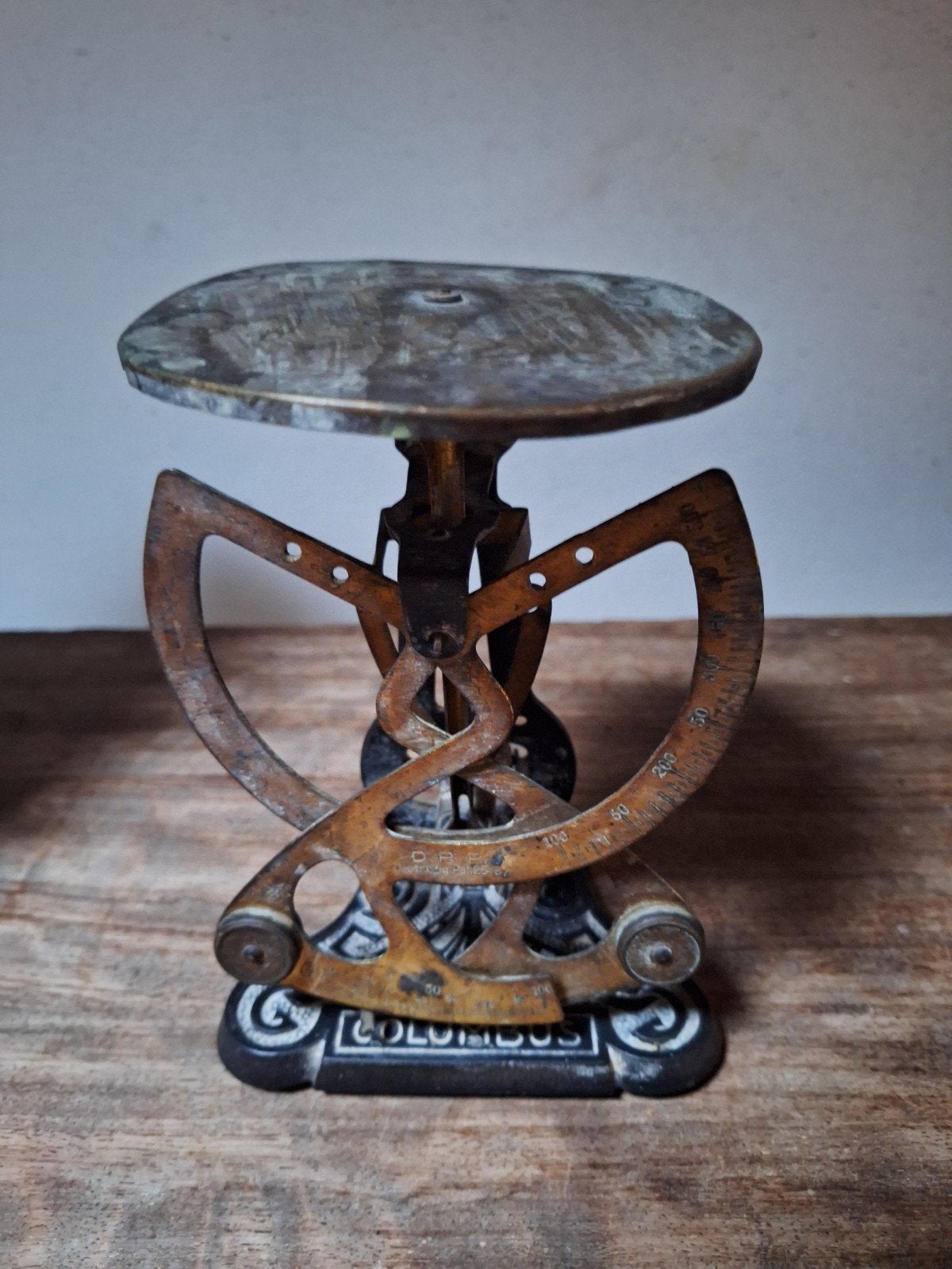 Zeer oude  brievenweegschaal Columbus, Antiek en Kunst, Curiosa en Brocante, Ophalen