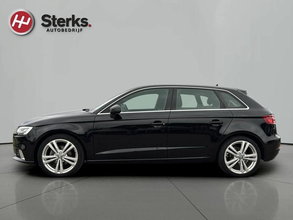 Audi A3 Sportback 1.0 TFSI Sport Lease Edition LED VERL. NAV, Gebruikt, Euro 6, Zwart, Origineel Nederlands