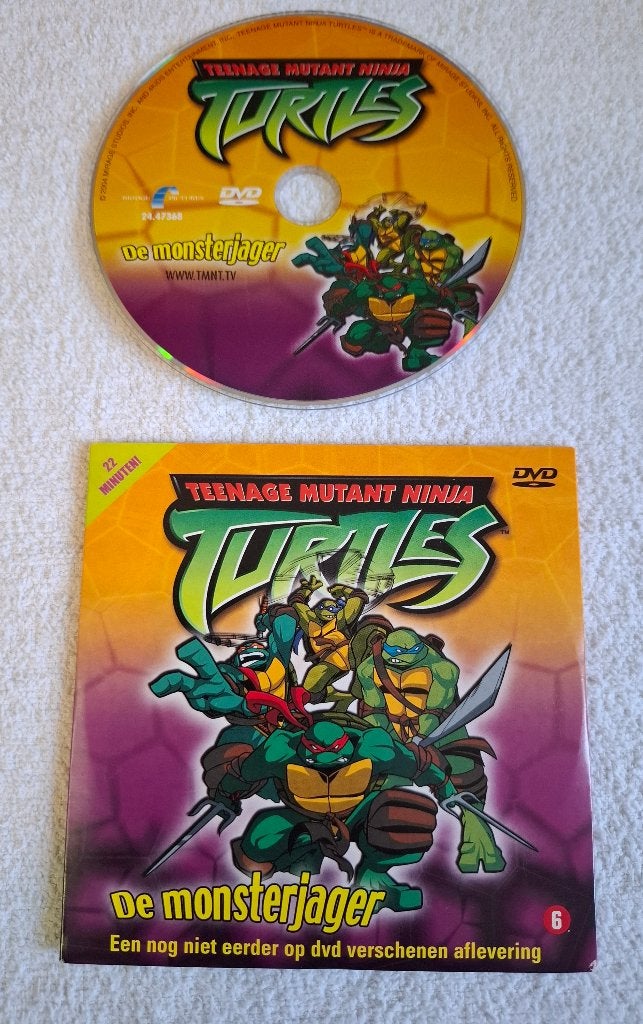 Teenage Mutant Ninja Turtles - De monsterjager DVD, Tekenfilm, Overige soorten, Zo goed als nieuw, Vanaf 6 jaar