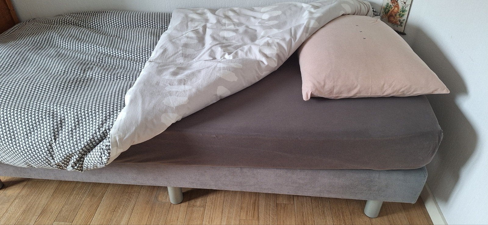 Gratis af te halen, 1 persoons boxspring, Ophalen, Zo goed als nieuw, Eenpersoons