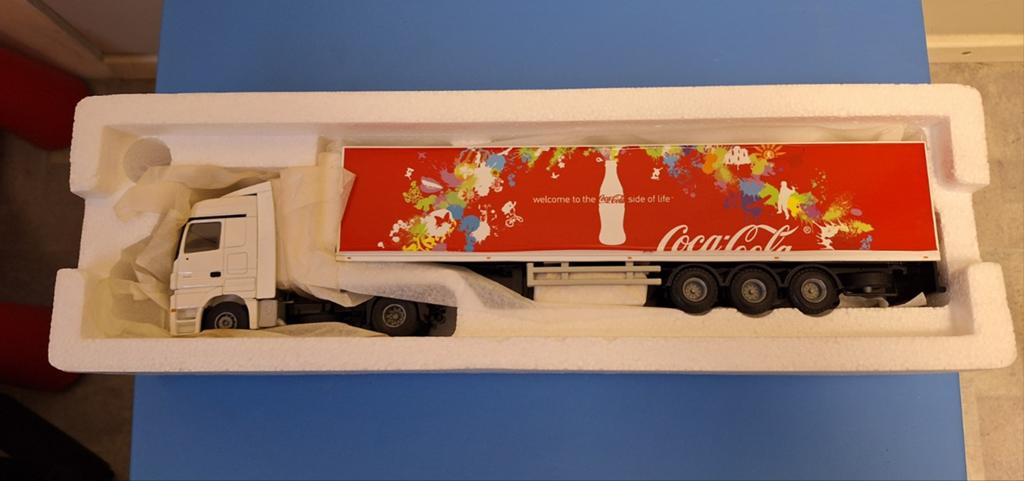 Lion toys coca cola truck mercedes, Ophalen of Verzenden