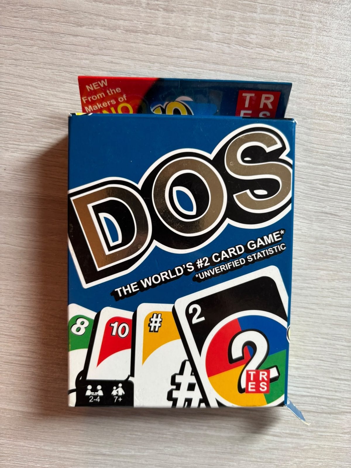 DOS Kaartspel - Het nieuwe spel van de makers van UNO, Drie of vier spelers, Ophalen of Verzenden, Nieuw