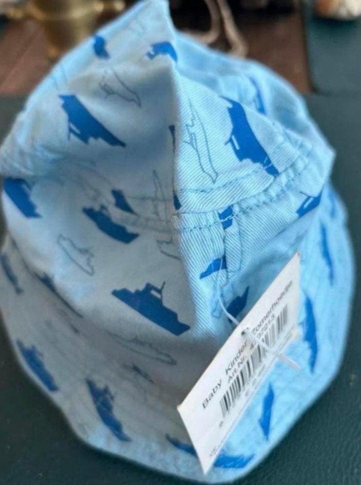 Nieuw baby kinder zomerhoedje met scheepjes, Ophalen of Verzenden, Nieuw, Jongetje of Meisje