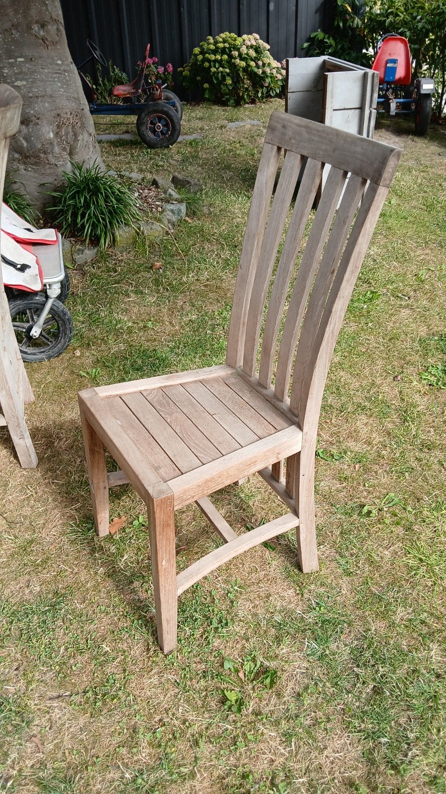 teakhouten stoelen 4 stuks, teak hout, Ophalen, Gebruikt, Teakhout