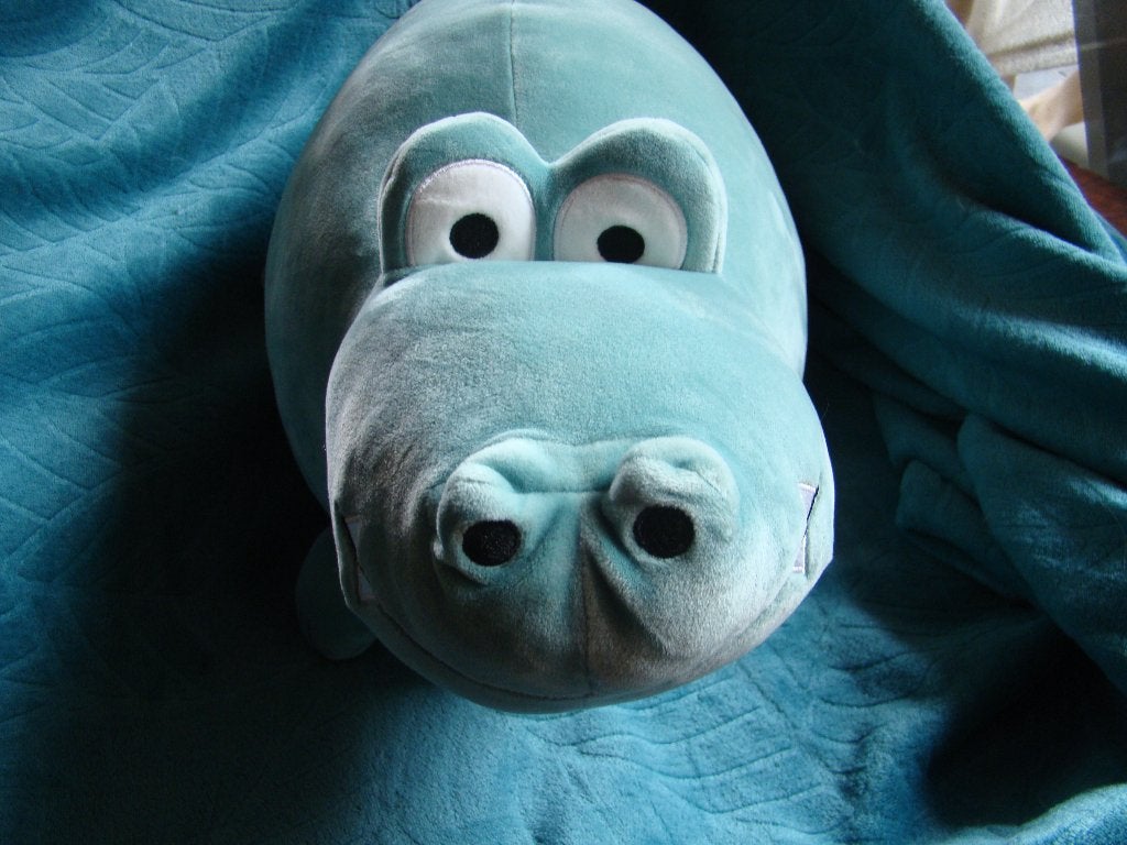 Hema grote soft knuffel krokodil 60 cm lang, Hema, Groen, Overige karakters, Overige typen