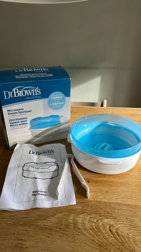 Dr Browns microwave steam steriliser, Ophalen, Zo goed als nieuw, Sterilisator