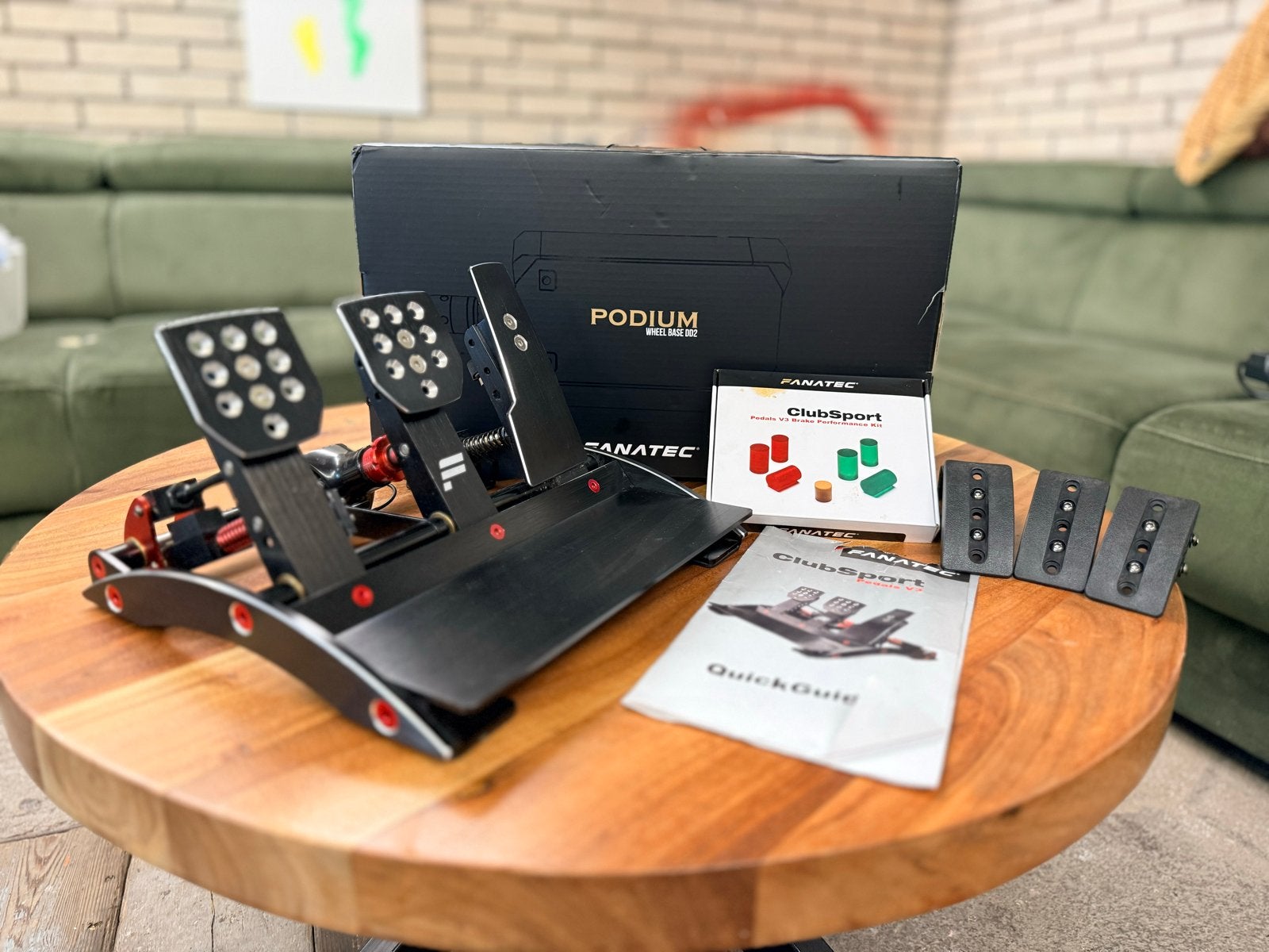 Fanatec Podium DD2 met ClubSport V3 en McLaren GT3 stuur, Racestuur, Ophalen of Verzenden, Zo goed als nieuw, Direct drive