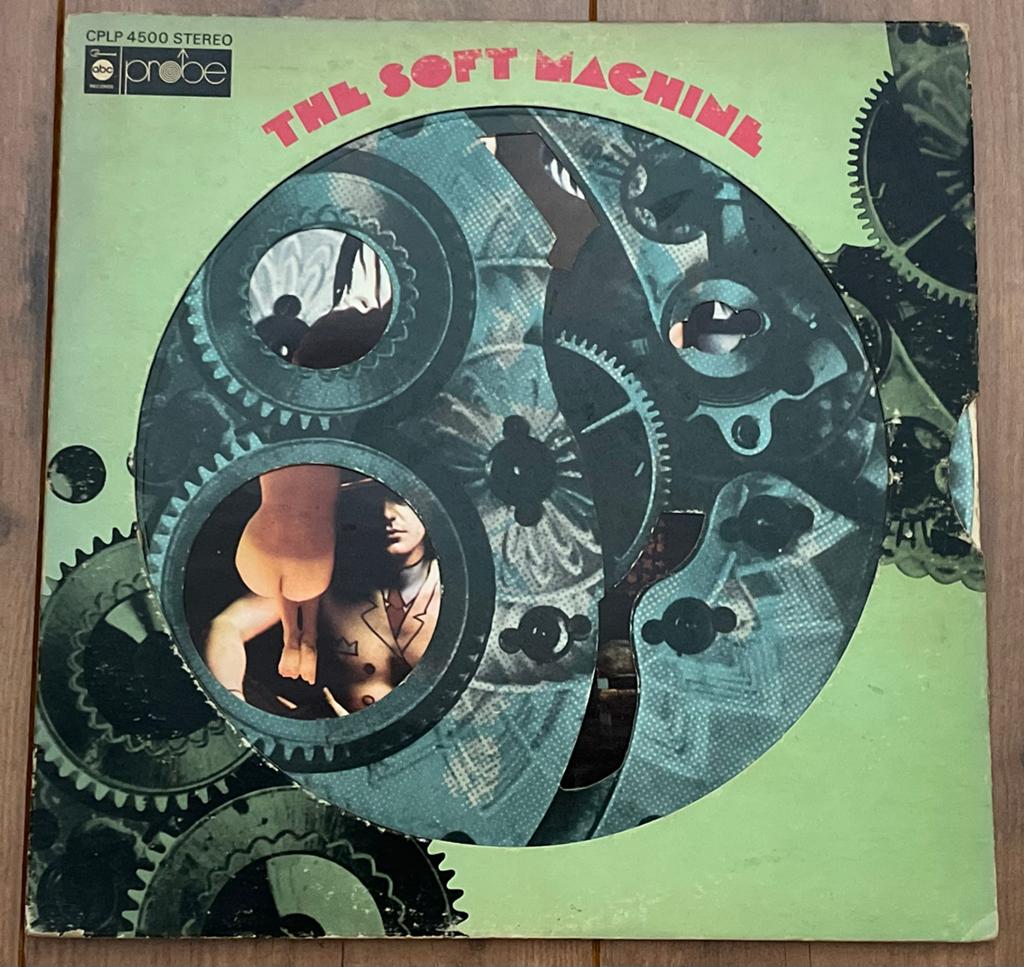 The Soft Machine lp / US '68, Uncensored, Die-Cut Gatefold, Cd's en Dvd's, Vinyl | Rock, Progressive, Gebruikt, Ophalen of Verzenden