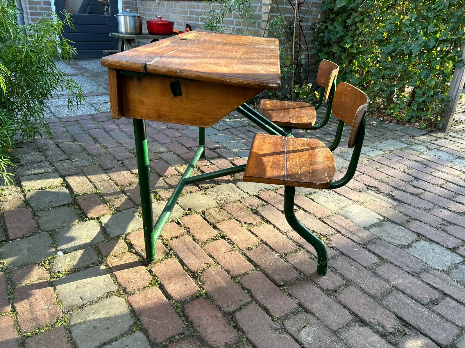 Retro kinderbureau, Ophalen, Gebruikt, Tafel(s) en Stoel(en)