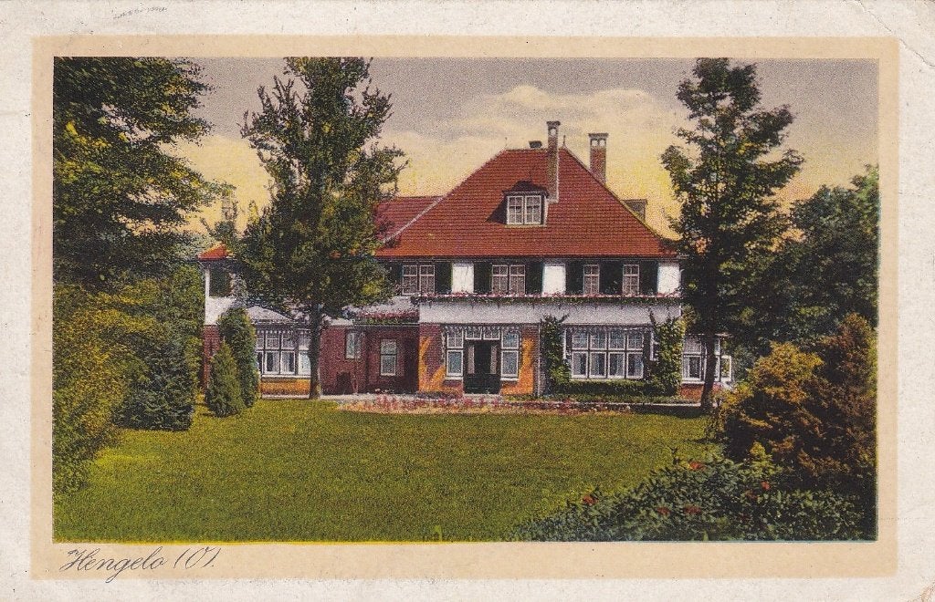 Hengelo, De Groenhof, 1925., Verzenden, 1920 tot 1940, Gelopen, Overijssel
