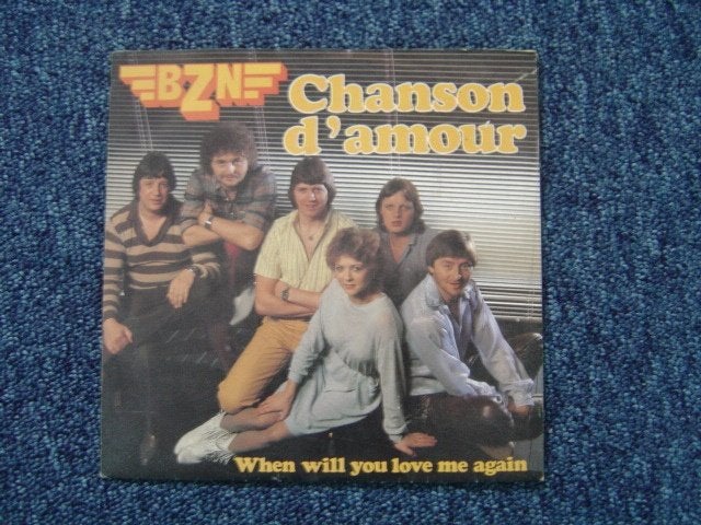 Vintage Vinyl single BZN - Chanson d'amour, Ophalen of Verzenden, Zo goed als nieuw, Pop