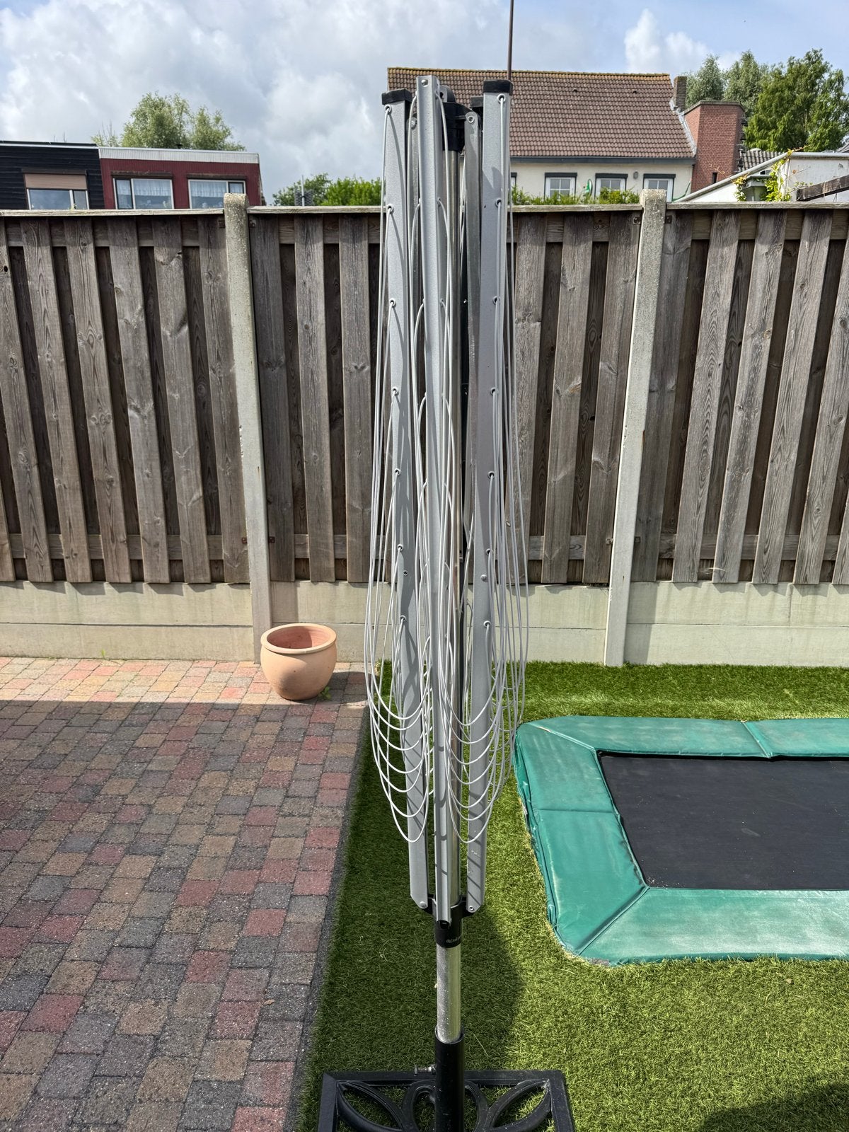 Brabantia droogmolen - Lichtjes verbogen, Tuin en Terras, Droogmolens en Wasrekken, Ophalen, Gebruikt, Droogmolen