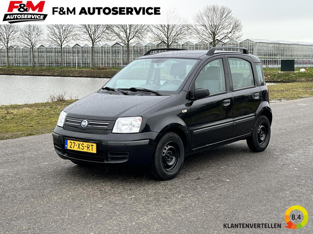 Fiat Panda 1.2 Navigator Airco, Auto's, Voorwielaandrijving, Stof, Gebruikt, Zwart